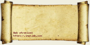 Una Hamović vizit kartica